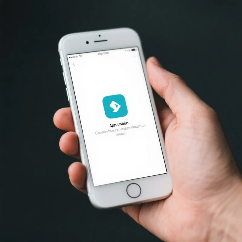 iOS设备上哈希分分彩APP的安装界面或图标显示